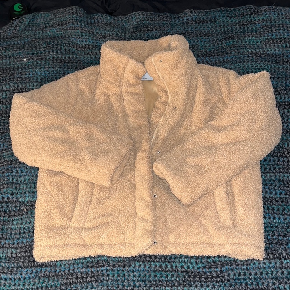 Warm Zip up Jacket with Snaps